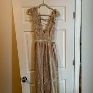 Hello Molly gold dress